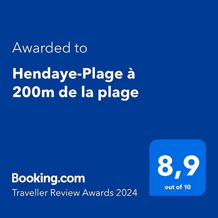 Hendaye-Plage A 200M De La Plage Leilighet Eksteriør bilde